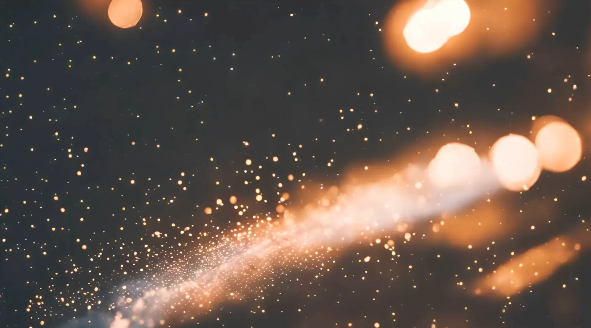Glowing Embers Ambient Motion Design Clip